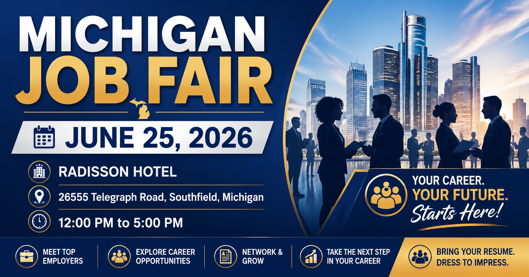 Michigan Metro Detroit Online Job Fair